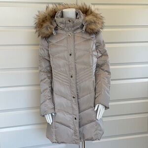 Tribal Gray Down Puffer Coat L